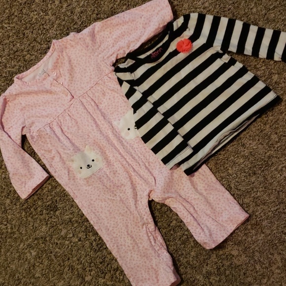 Other - 4/$12 long sleeve shirt and one piece